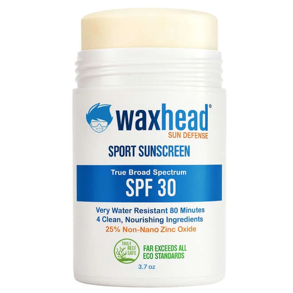 Reef Safe Zinc Sunscreen Stick - SPF 30 Broad Spectrum, Unisex Organic, Physical Non-Nano Zinc Oxide, Chemical-Free, UV-Reflecting, Antioxidant, Vanilla & Coconut Oil Infused, Sensitive Skin Facial & Body Care, Daily Water-Resistant Coverage, 3.7Oz, Face,