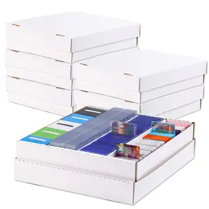 Card Storage Box Holds 3200 Cards Perfect for PTCG MTG Sports Cards Organize Your Collection Efficiently. Stackable