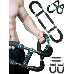 2026 New Pro Twister Arm Muscle Trainer, 60-100lb Adjustable Power Twister Bar, Chest Shoulder Arm Intensive Workout Equipment, Portable Detachable Fitness Machine for Home & Gym