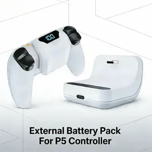 Rechargeable Battery Pack for Ps5 Controller, Playstation 5 Handle Rechargeable Battery Clip, Ps5 Host Accessories, Console, External Battery Pack