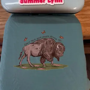 Don’t trip over what’s behind you buffalo comfort colors Tshirt