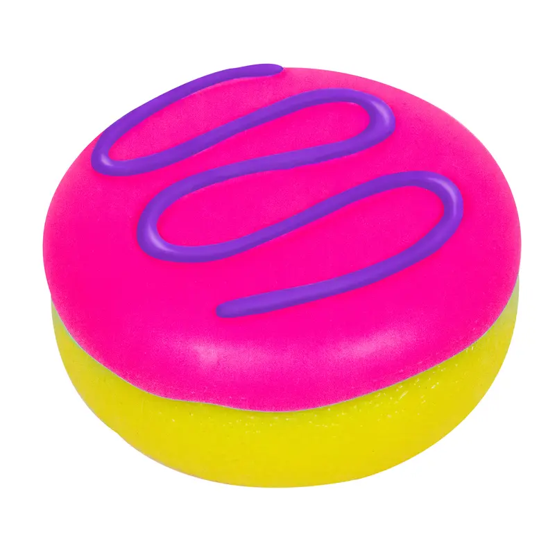 NeeDoh Jelly Dohnut - Super Soft & Stretchy Sensory Toy with Sweet Jelly Squeeze - Assorted Designs - Ages 3+ - One Randomly Selected