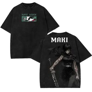 Zen'in Legacy Jujutsu Kaisen Shirt Vintage Washed Graphic Tee Oversized Anime Manga T-shirt Streetwear Fit Unisex Casual Top Gift for Anime Fans 100% Cotton 230gsm Pre-washed Fabric Menswear Seamless Rib Collar