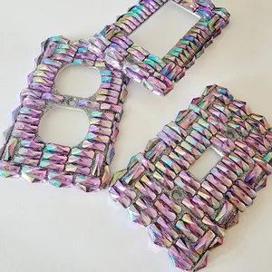 Purple/Iridescent Crystal Lux | Light Switch & Outlet Covers