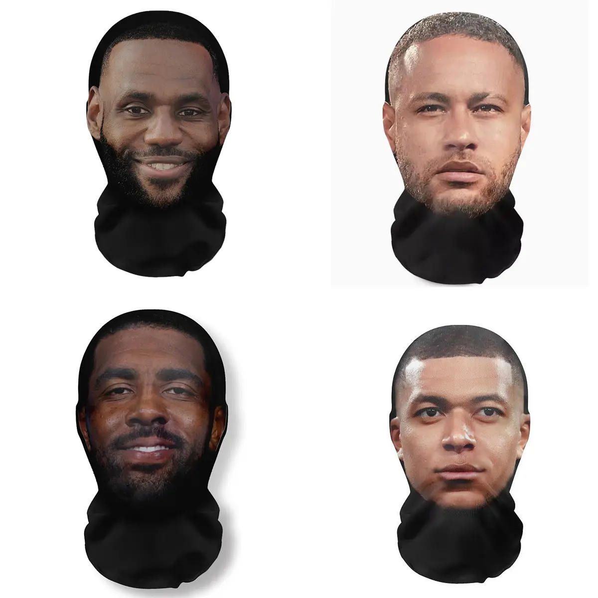 Motorcycle Full Face Protective Facemask - Mask Design, Comfortable Elastic Mesh, Airflow, Motocross & Modern Head & Face Covers, Motorcycle Protective Gear Accessories, Party