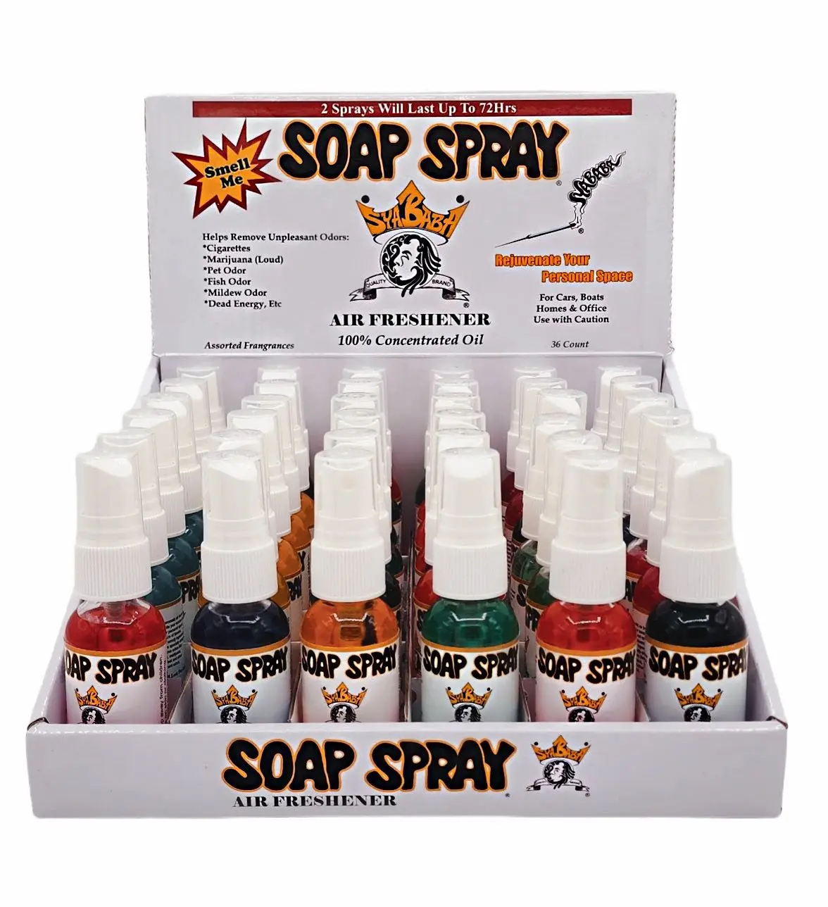 Syababa Oil-Infused Soap Spray Air Freshener Case - Effective Room Fragrance, Home Fragrance Mists, Scented Home Deodorizer