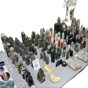 Intuitive Natural Crystal Carvings, Gemstones and Crystals Home Ornament for Jewelry Accessories