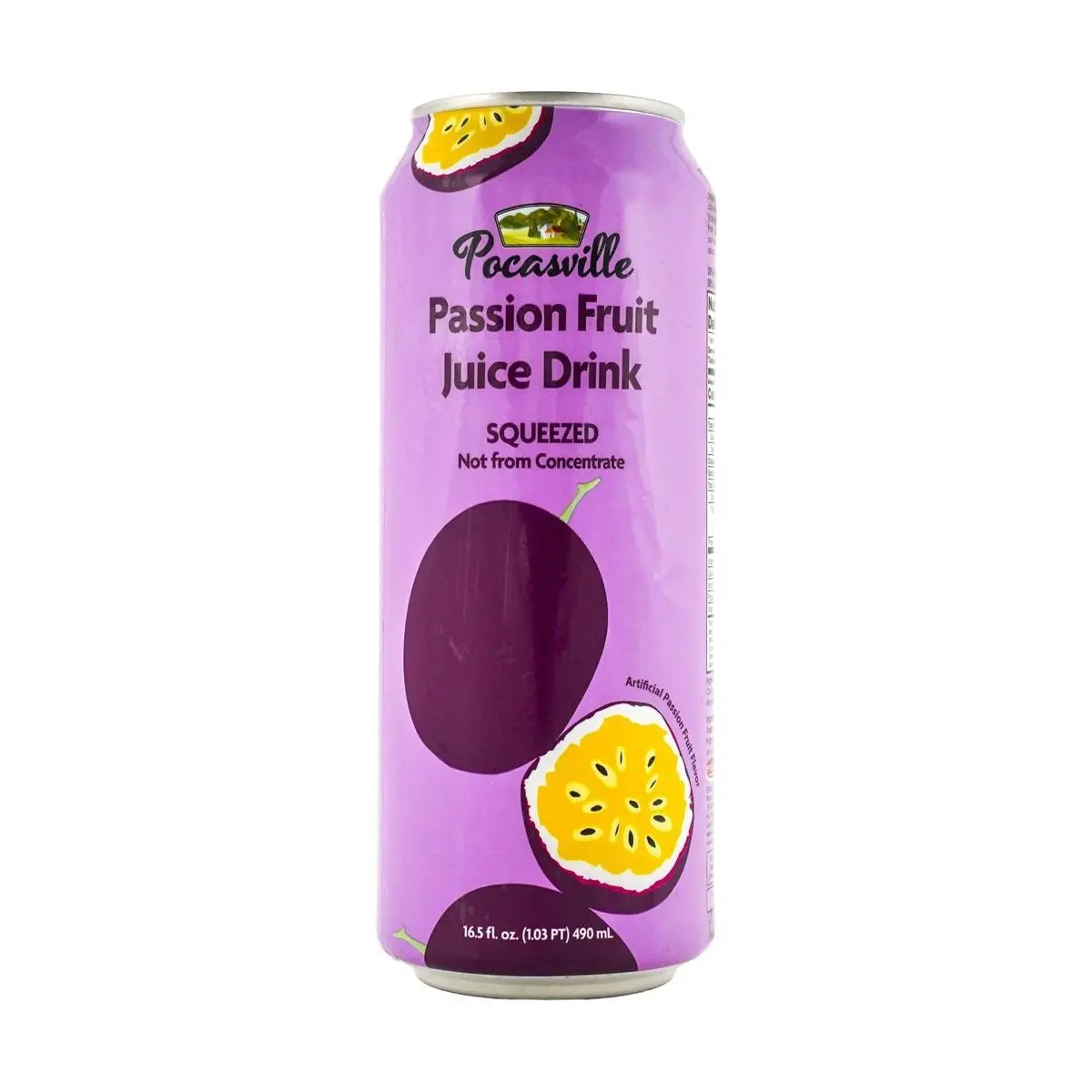 POCAS Vietnamese Passion Fruit Juice Drink 490ml - Exotic Tropical Flavor, Refreshing Beverage