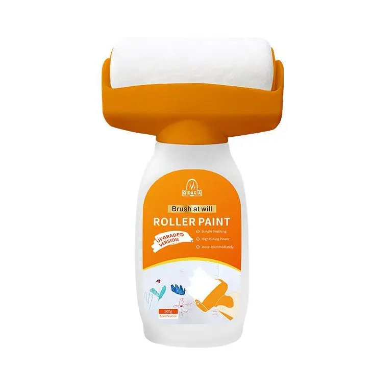 Roller Paint,Paint Supplies & Tools,White paint for walls,Wall painting ideas,Wall paint,Wall Stain Removal, Eco-friendly Water-Based Paint Odourless and Harmless ,Easy Cleanup,White,Pearl White