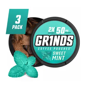 Grinds Coffee Pouches - Sweet Mint (Pack of 3) Grinds Coffee Pouches - Sweet Mint (Pack of 3)