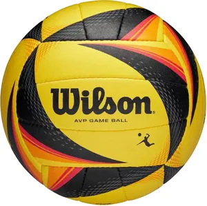 WILSON AVP Game Volleyballs - Official Size Elastic PU Leather Basketball