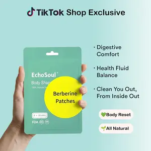 EchoSoul Soothing Patches - Vegan, Slow-Release Balancing Formula for Sensitive Skin | Natural Moisturizing & Calming Treatment with Plant-Based Ingredients | Non-Irritating, Hypoallergenic, All-Day Comfort Patch -2