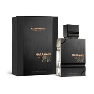 Al-Haramain Amber Oud Private Edition Unisex EDP Spray - 2.0 fl oz Amber Oud Perfume with Cedar Wood Scent, Modern Unisex Fragrance, New Box