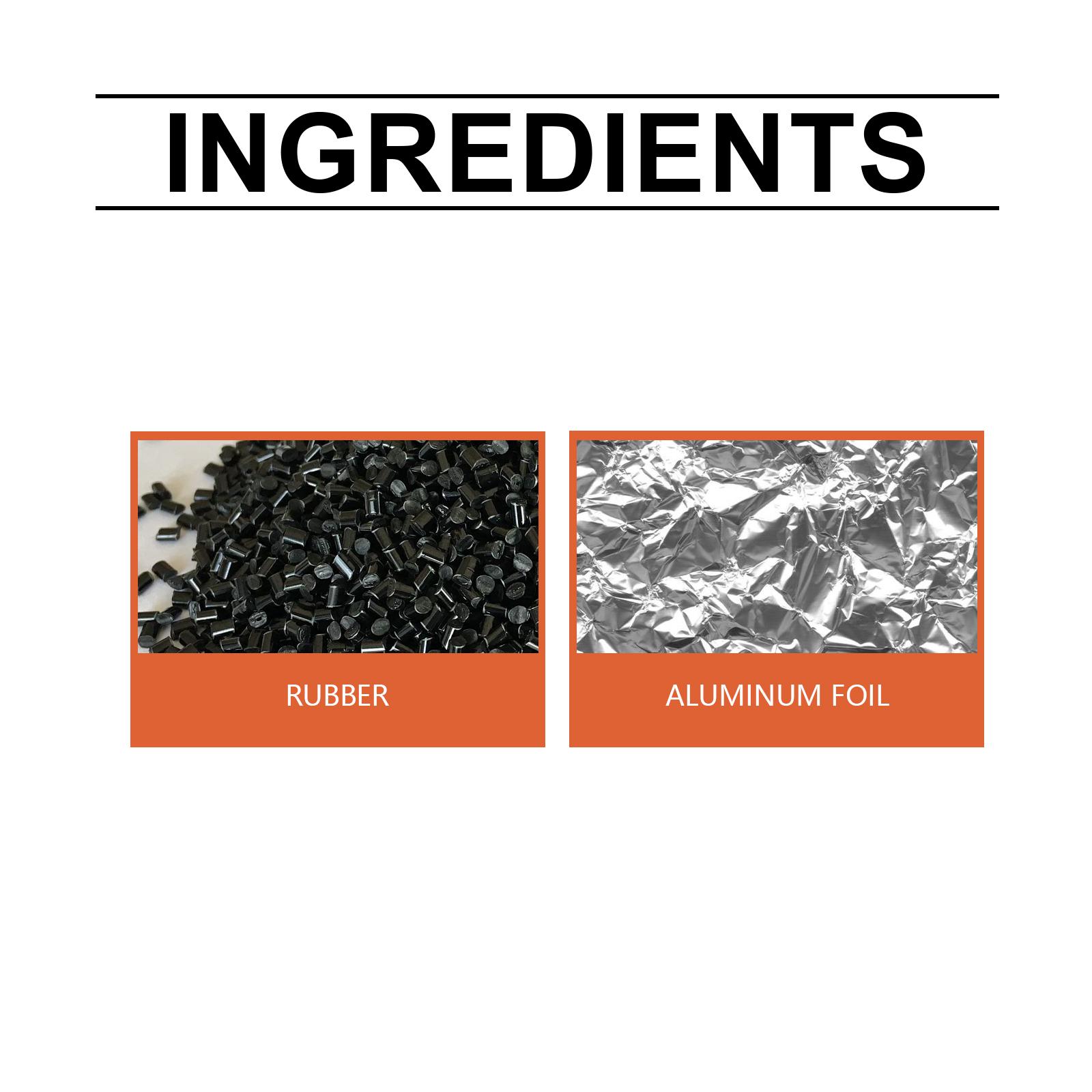 Jue-Fish Waterproof Butyl Tape — Roof Leak Repair & Seal, Moisture-Proof, High-Strength Self-Adhesive Aluminum Foil Waterproof Membrane