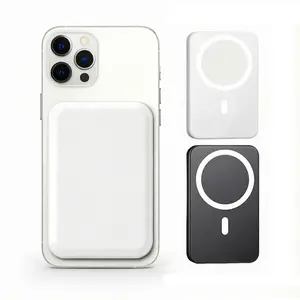 5000mAh Magnetic Power Bank for iPhone 17/16/15/14/13/12 Series, Portable Wireless Charger, Compact Battery Pack, Use with Magnetic Case fathersdaygift