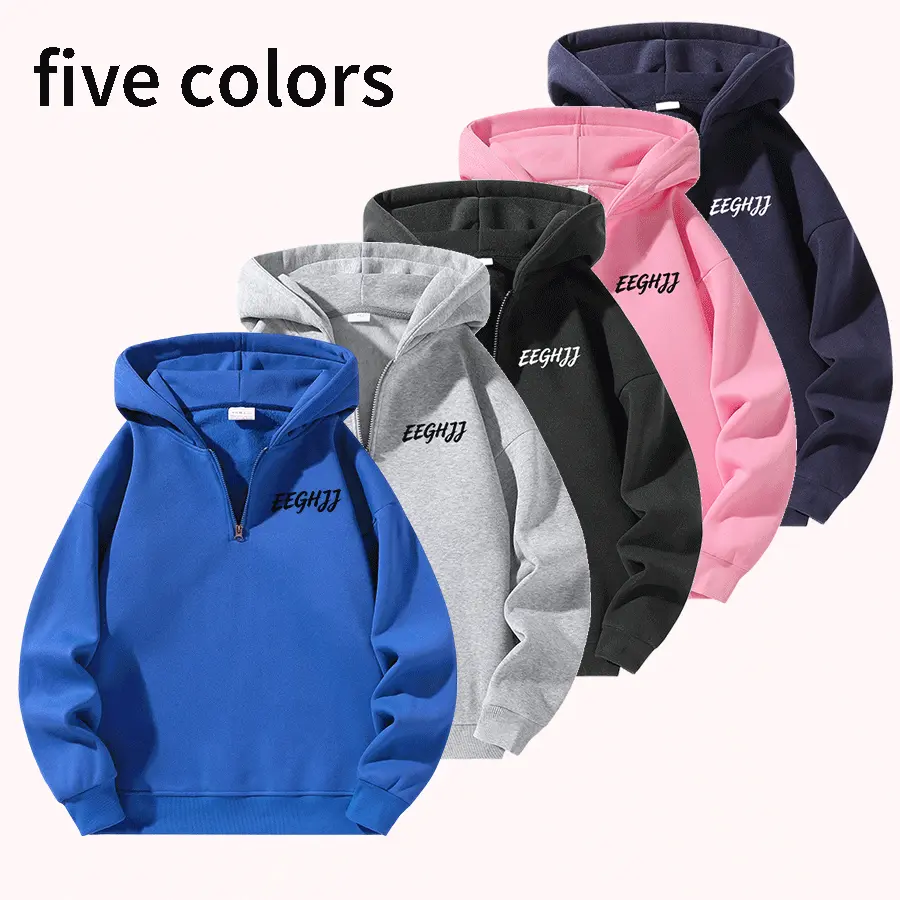 Men's Unisex Comfortable Hoodie-Tops, EEGHJJ Print Style, Basic Regular Fit Piece, Versatile for Spring-Autumn-Winter Everyday Wear