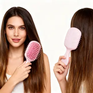2PCS Mini Detangler Hair Brush Portable Travel Size for Pockets Purses Universal for Women Men All Hair Types Small Paddle Brush Ideal for On the Go Use