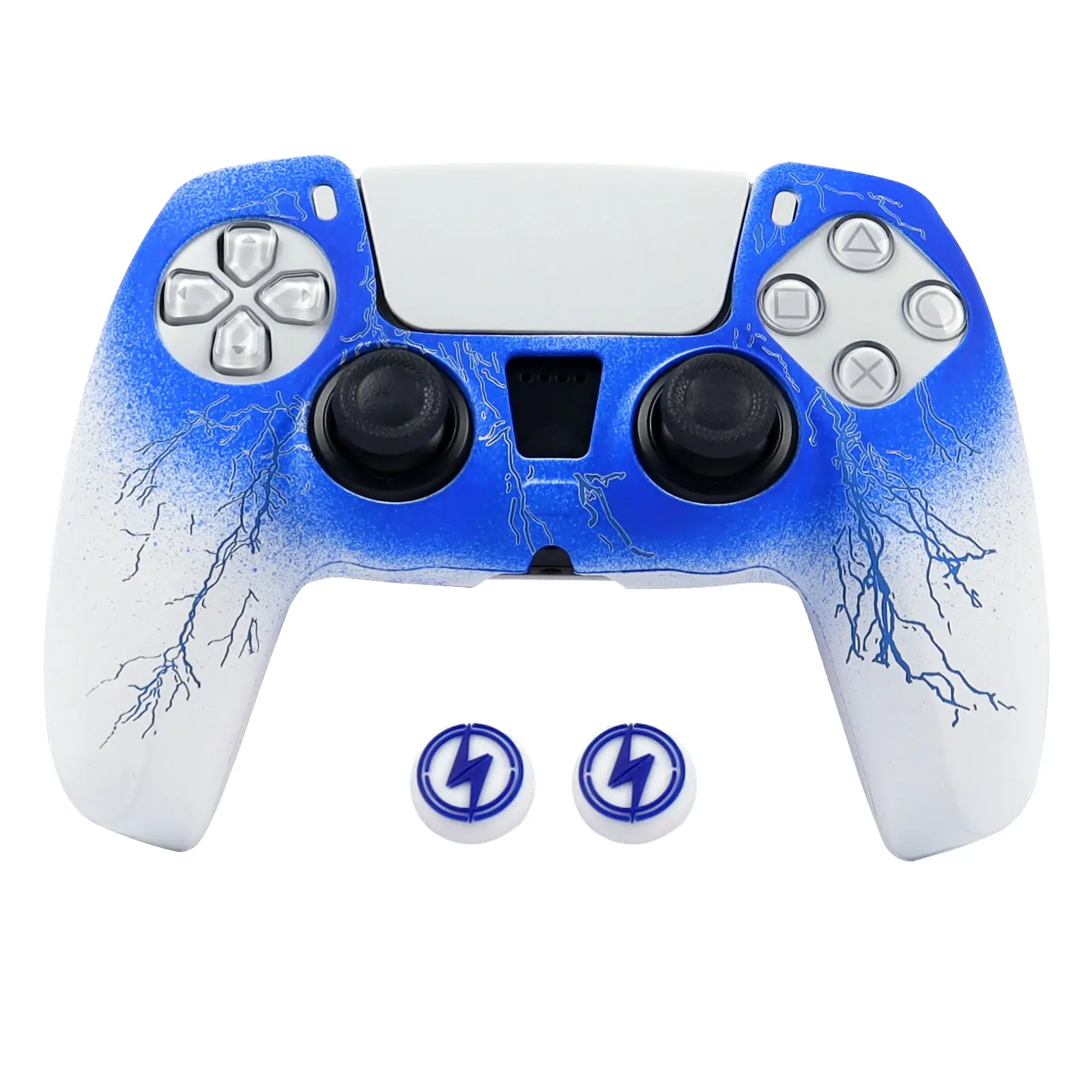 Silicone Protective Case Cover For Playstation 5 Controller Skin Gamepad Gaming Accessory For PS5 Control with Joystick Caps Gaming Console Accessories