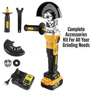 DEWALT DCG405FN 18V XR Brushless Flathead Angle Grinder For Metal Cutting And Grinding Professional Power Tool