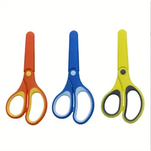 3pcs Scissors Set, Left & Right Hand Safe Design, Durable Stainless Steel Blades, Ideal for Home Office Use, Blue// Colors
