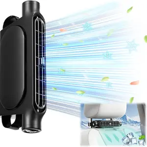 Car Seat Cooling Fan, USB Car Headrest Fan, 3 Speeds, USB Powered, Front Rear Seats, Vehicle Cooling Fan, Ac Cooling Fan For Car, Suitable for Cars Trucks Suv