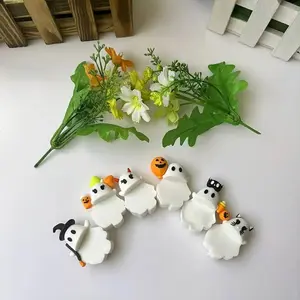 Spooky Fun Ghostees Halloween Phone Charm - Cute, Peel-and-Stick Phone Buddy with, for iPhone, Android, Tablets - Halloween Party Decorations, Desk Decoration - Collectible Mystery Box Surprise Gift for Halloween Lovers