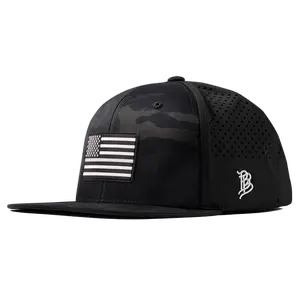 Vintage Old Glory Flat Brim Performance Hat