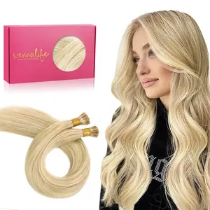 WENNALIFE I Tip Hair Extensions Human Hair 100s 50g-100g 14-24 Inch Invisible I Tips Straight Itips Fusion Extensions for Stylish Look summer hair extensions