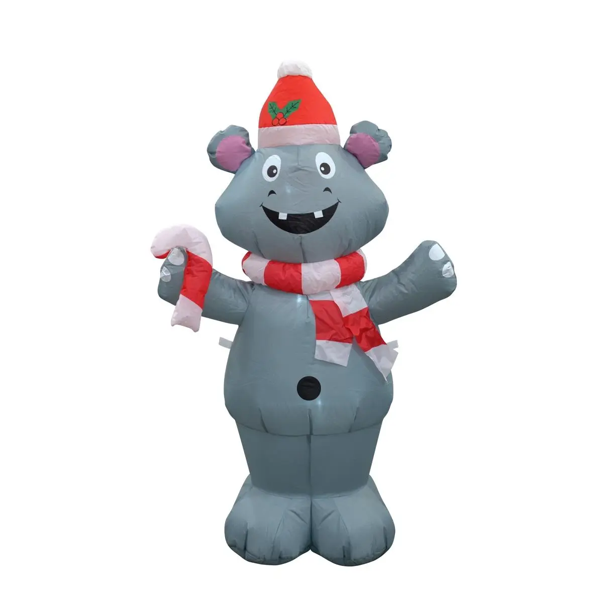 Jeco CHD-OD067 4 ft. Inflatable Grey Wolf Christmas Decoration
