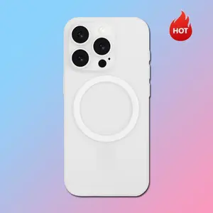 Matte Translucent Magnetic Case For iPhone 17 16 15 14 Plus 13 12 Pro Max For Magsafe Wireless Charge Hard PC Ultra Thin Cover