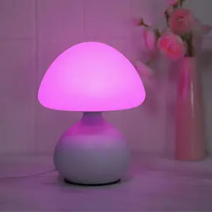 Mushroom LED Night Light USB Powered, Perfect for Bedroom Living Room Bar Decor, Ideal Holiday Gift, American Style Decoration