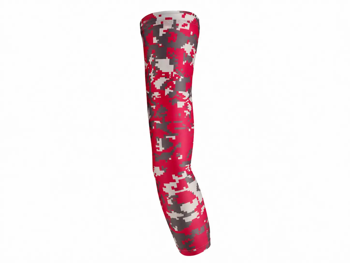 Digital Camo Compression Arm Sleeve - Pink, Gray - Youth & Adult Sizes - UV Protection - For Sports, Gym, Baseball