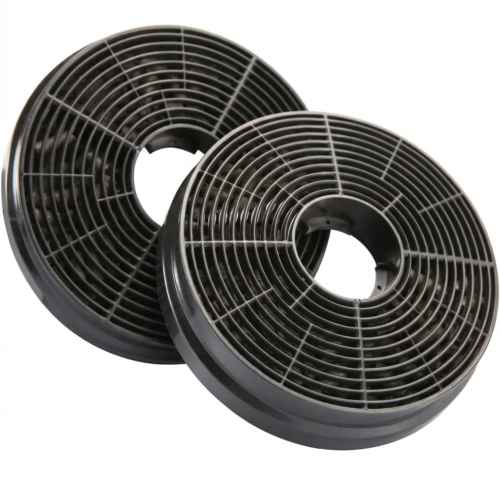 CIARRA Panel-Type Carbon Plastic Replacement Carbon Filters for Range Hoods - Odor Control, Odor Absorption, Model CACF003-OW