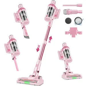 8-in-1 Cordless Vacuum for Pet Hair & Litter | 48kPa Strong Suction | 50 Min Runtime for Whole Home Cleaning | Lightweight Stick for Carpets & Hard Floors