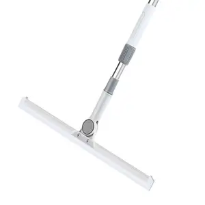 Wall-Mountable Bathroom Water Scrape Mop, Easy-Clean Toilet Cleaning Tool, Wall-Installable Scraper Brush, Silicone Squeegee, Ideal for Bathrooms & Restrooms