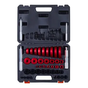 fathersdaygift VEVOR Bearing Press Kit, 43 Pcs, Bearing Race and Seal Driver Set with 39 Bushings Handle Shafts, Bushing Driver Tool Set, Heavy Duty Aluminum Alloy Removal Installation Tool Kit with Storage Case