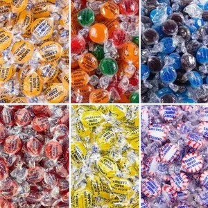 RICH & RICHERS Build Your Own One Pound Sugar Free Candy Mix Choose Any 2 Flavors 8oz Each Guilt Free Hard Candy Variety Butterscotch Cinnamon Berry Lemon Peppermint Assorted Fruits Make Your Own Mix - Sweet, Snack