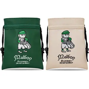 Durable & Waterproof Golf Valuables Pouch, Golf Tee Pouch with Drawstring Closure, Portable Ball Pouch for Men Golfers, Unique Gift Idea, Golf Accessories