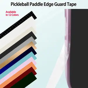 Pickleball Paddle Edge Guard Tape,Ultra-Light,TPU Eco-Friendly,High-Gloss Mirror Polish,Flexible & Scratch-Resistant,Shatterproof,Durable,Strong Adhesive,Multiple Colors Custom Style,Fits 0.63" Width Pickleball Paddle,L:29.53 IN., Racket Protector
