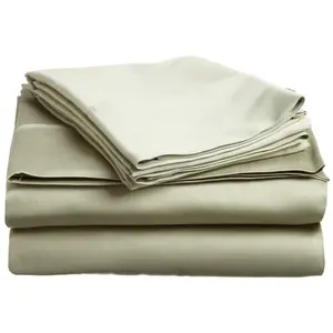400 Thread Count Egyptian Cotton Twin XL Sheet Set Solid Sage