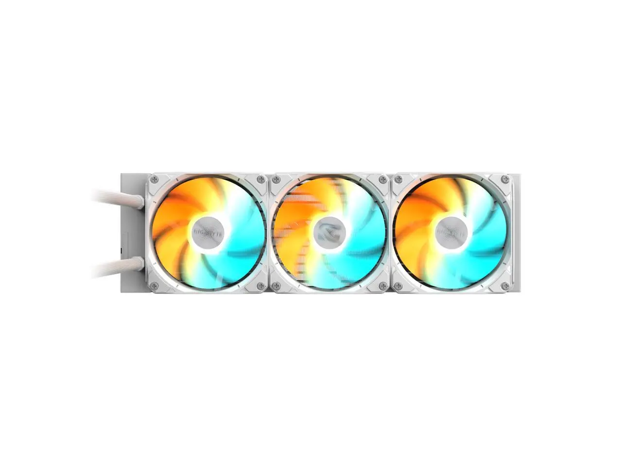 GIGABYTE GAMING 360 ICE liquid CPU Cooler, 360mm Radiator with 3x 120mm low noise ARGB Fans, compatible with Intel LGA 1851, 1700, 115X, 1200, and AMD AM5, AM4 (GP-GIGABYTE GME 360I)