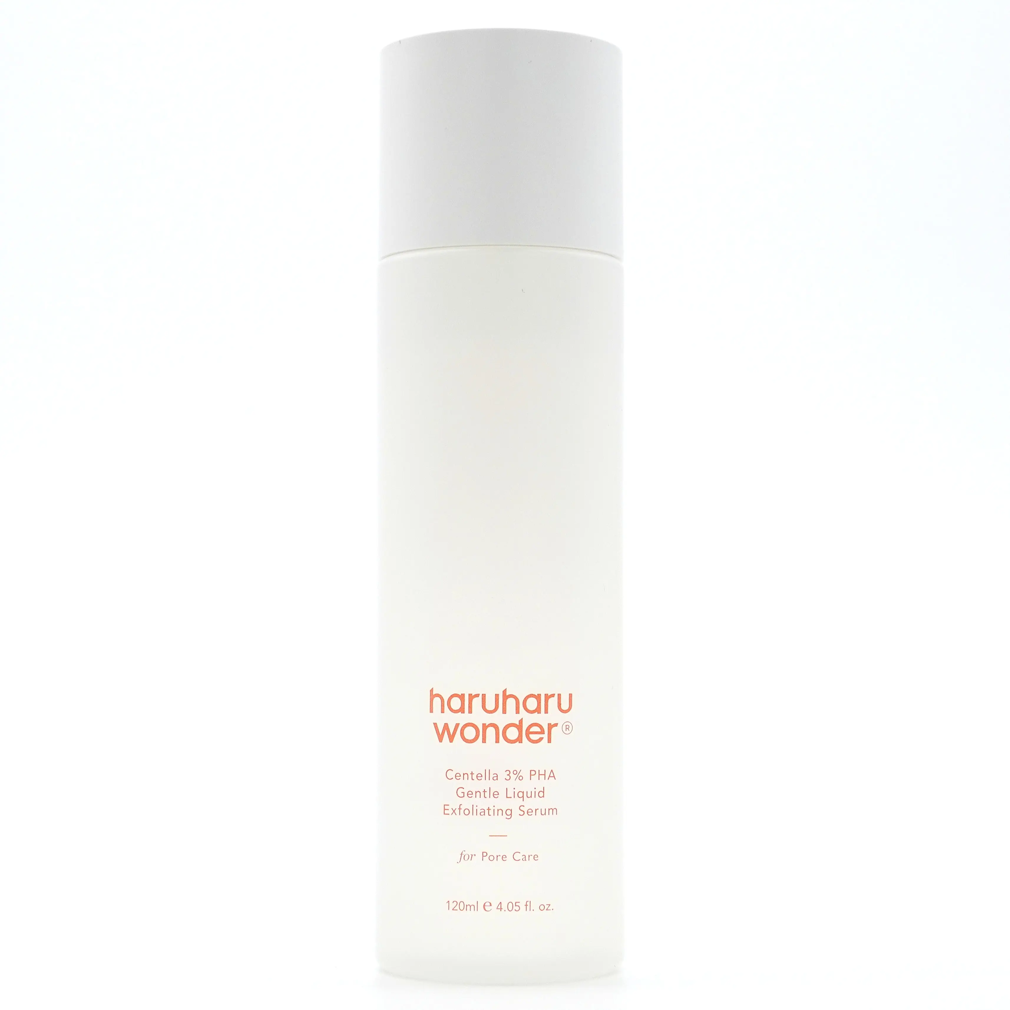 Haruharu Wonder Centella 3% PHA Gentle Liquid Exfoliating Serum - Hyaluronic Lightweight Formula, Hydrating, Soothing, Nourishing for Sensitive Skin Repair, Smooth Radiant Skin (120ml)