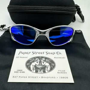 P13 Paperstreetshade Fight Club Tyler Durden metal with casw polarized lenses Brad Pitt sunglasses