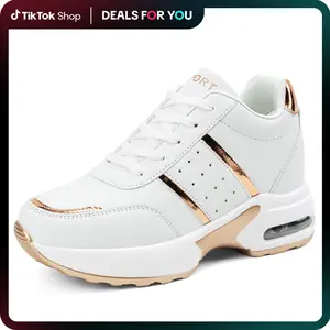 Women'S Thick-Soled Casual Shoes with Height Increase And Comfortable Air Cushion.1010 FallFreshness