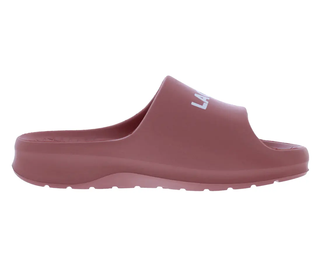 LACOSTE Women's Serve Slide 2.0 Slide Slippers, Casual Footwear with a Molded Footbed and Wide Synthetic Strap, Slide-On