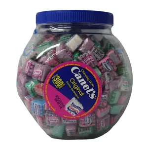 Canel's Original Jar 300 Pcs - Authentic Mexican Bubble Gum in Original Peppermint Blueberry Mint Tutti Frutti Cinnamon Flavors