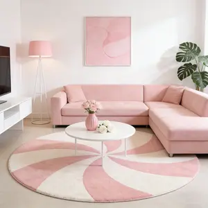 Cute Living Room Carpet, Creative Candy Pattern, Soft Plush Bedroom Rug, Valentine's Day Gift Decor, Suitable for Sofa Tea Table Bedside Balcony Study Closet Hotel