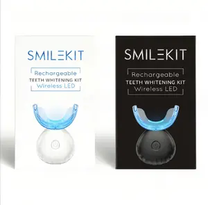 Teeth Whitening Kit Gel Pen Strips, Hydrogen Carbamide Peroxide For Sensitive Teeth, Gum, Braces Care LED Light Tooth Whitener, Professional Oral Beauty Dental Tools