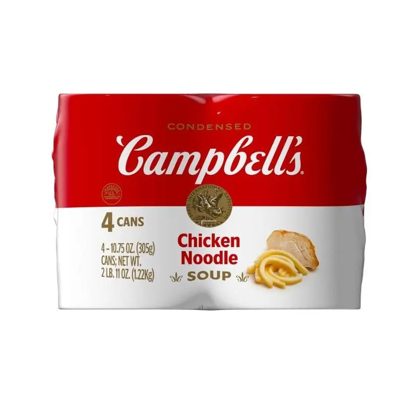 Campbell's Condensed Chicken Noodle Soup, 10.75 Ounce Can (Pack of 4)