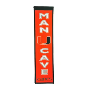 Miami Hurricanes Man Cave Banner - 8"x32"